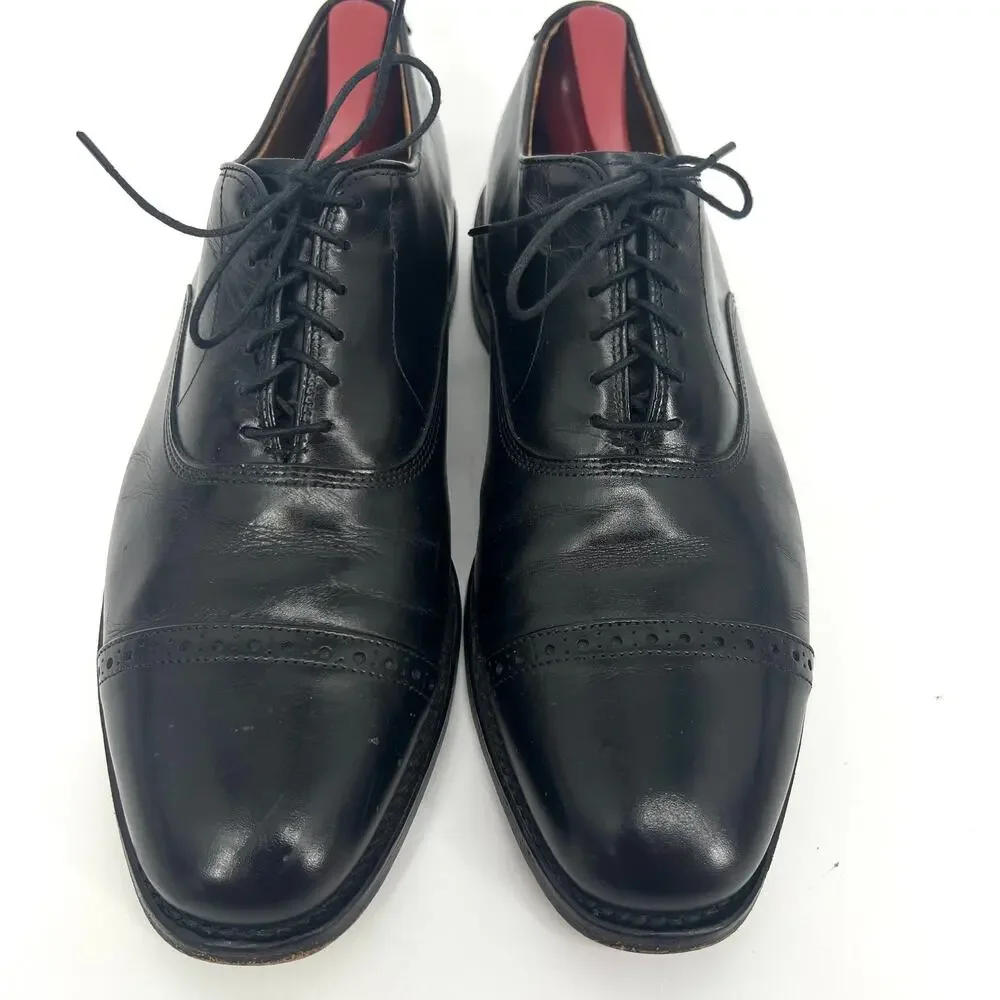 Allen Edmonds Mens Black Byron Leather Dress Shoes Size 9.5 C (narrow) Shoe Tree